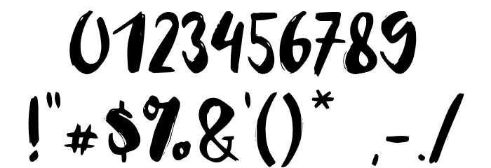 Welcome 2019 Font OTHER CHARS
