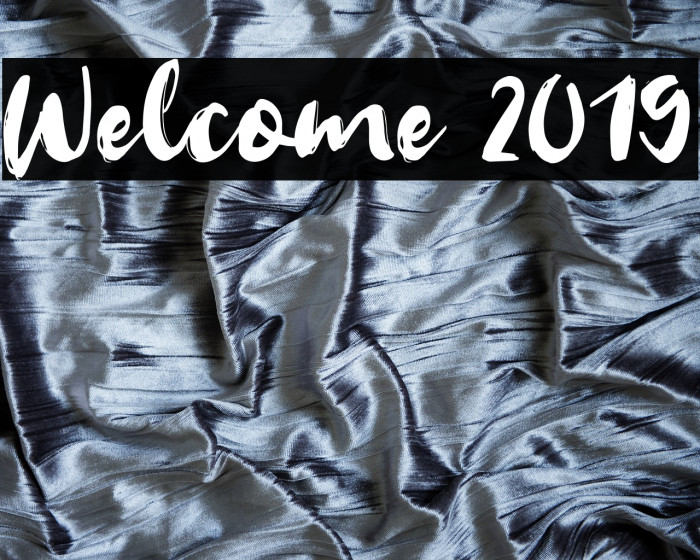 Welcome 2019 Font examples