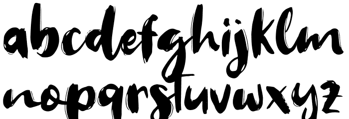 Welcome 2019 Font LOWERCASE