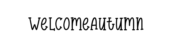 Welcome Autumn  नि: शुल्क फ़ॉन्ट्स डाउनलोड