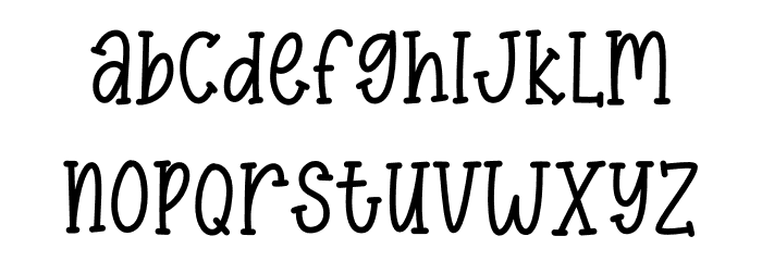 Welcome Autumn Font LOWERCASE