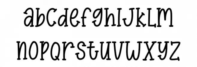 Welcome Autumn Font LOWERCASE