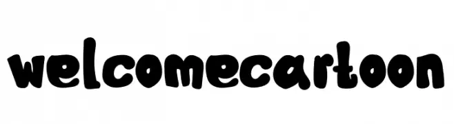 Welcome Cartoon  Fuentes Gratis Descargar