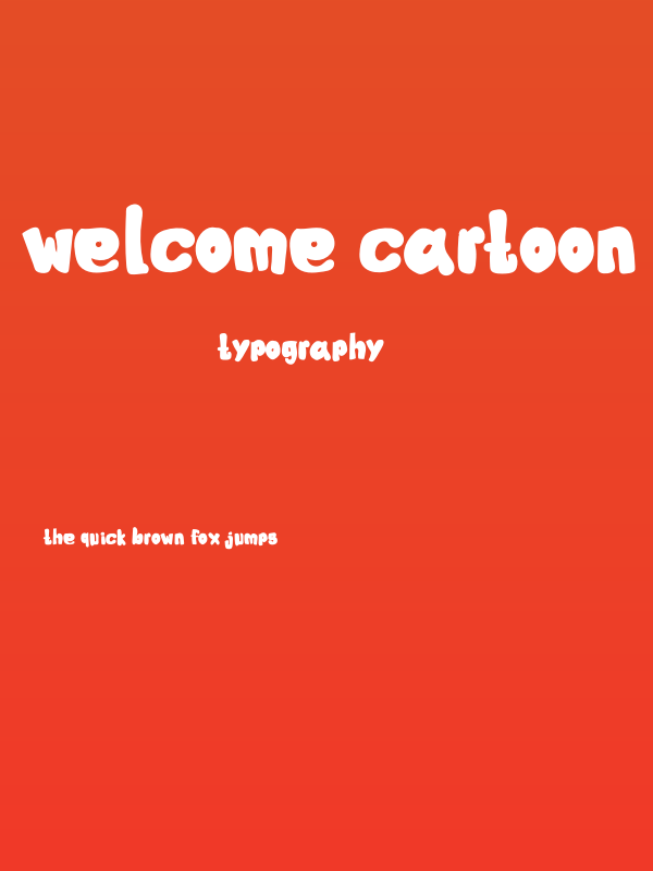 Welcome Cartoon Poster