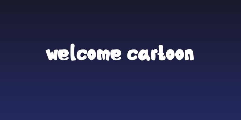 Welcome Cartoon Social Header