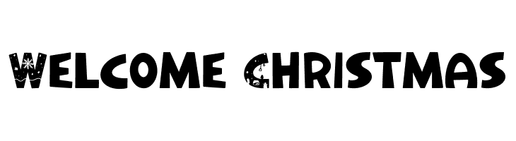 Welcome Christmas  Descarca Fonturi Gratis