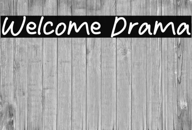 Welcome Drama Caratteri examples