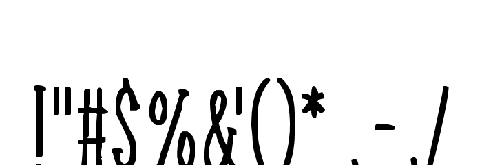 Welcome Everyday Font OTHER CHARS
