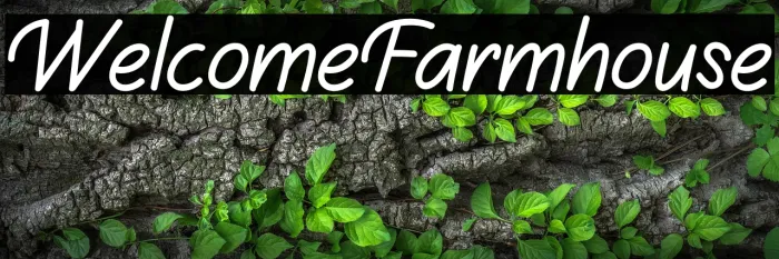 Welcome Farmhouse Example 1