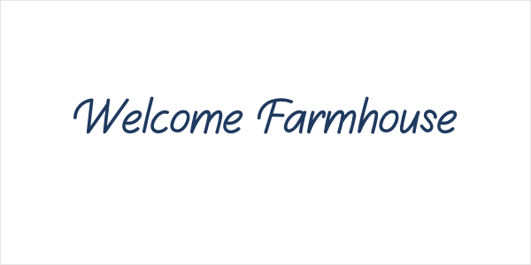 Welcome Farmhouse Logo
