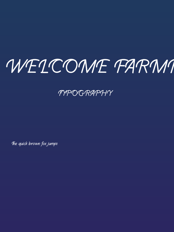 Welcome Farmhouse Poster