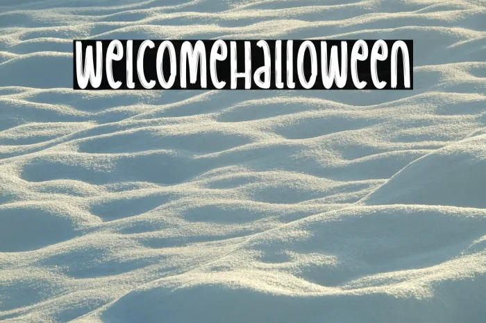 Welcome  Halloween Example 1