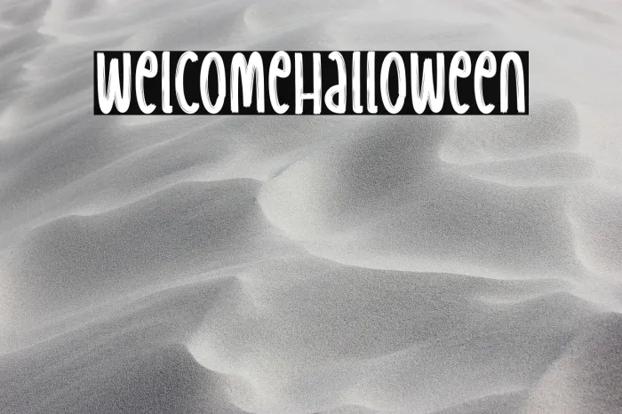 Welcome  Halloween Example 3