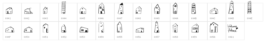 Welcome Home Character Map