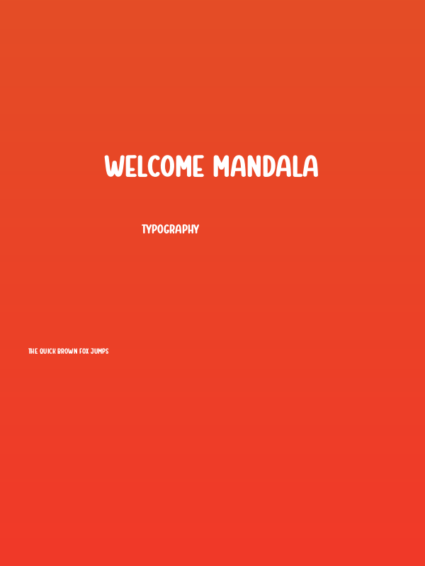 Welcome Mandala Poster