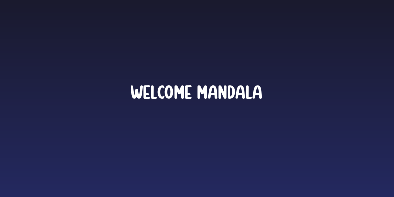 Welcome Mandala Social Header