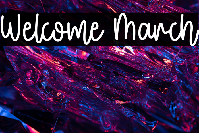 Welcome March Example 2