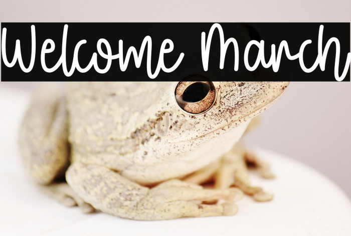 Welcome March Example 3