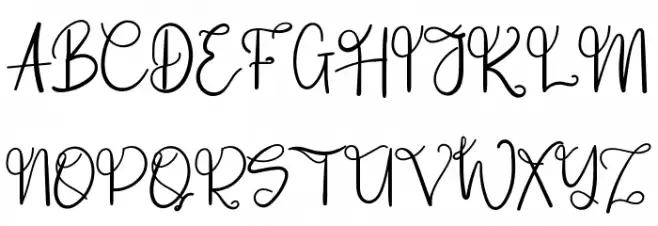 Welcome Mothers Schriftart Groß