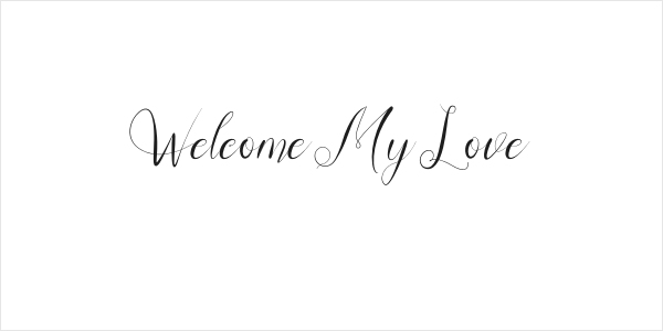 Welcome My Love Logo