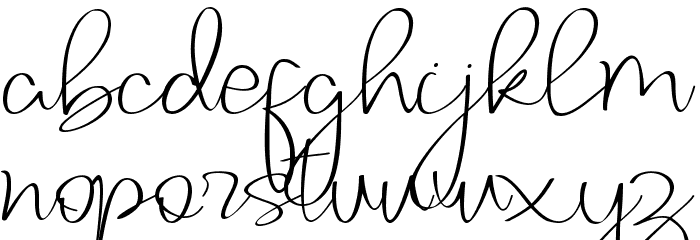 Welcome Santa Claus Font LOWERCASE