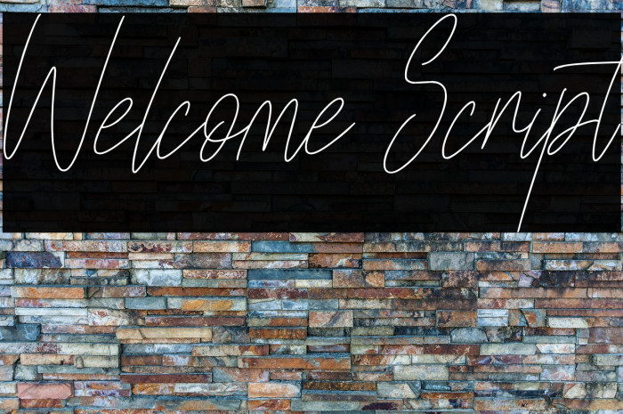 Welcome Script Example 1