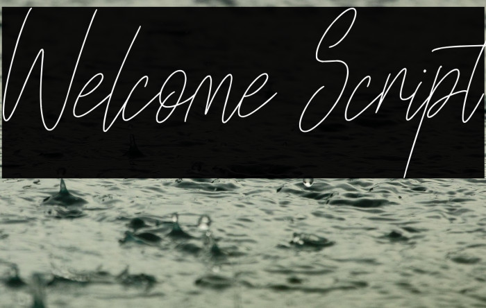 Welcome Script Example 3