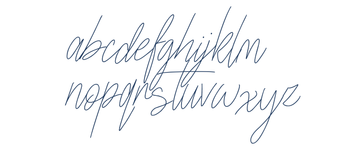 Welcome Script Lowercase