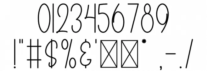 Welcome September フォント その他の文字