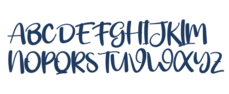 Welcome Signature Uppercase