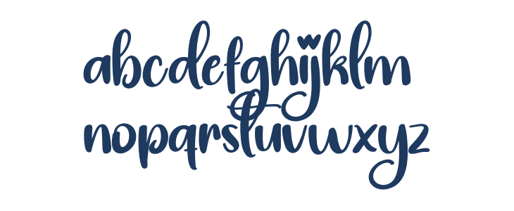 Welcome Signature Lowercase