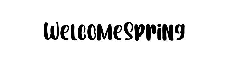Welcome Spring  Descarca Fonturi Gratis