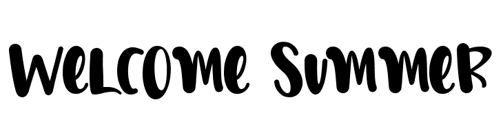 Welcome Summer  font caratteri gratis