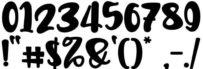 Welcome Summer Font OTHER CHARS