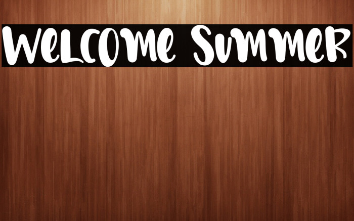 Welcome Summer Example 1