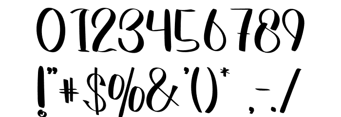 Welcome To Winter Font OTHER CHARS