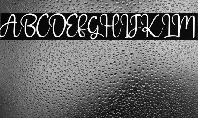 Welcome Valentine Font examples