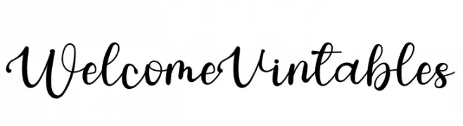 Welcome Vintables  baixar fontes gratis