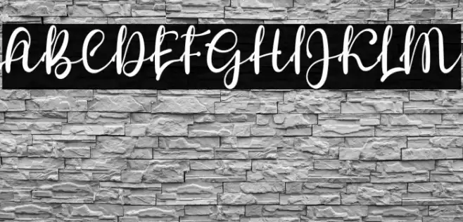 Welcome Font examples