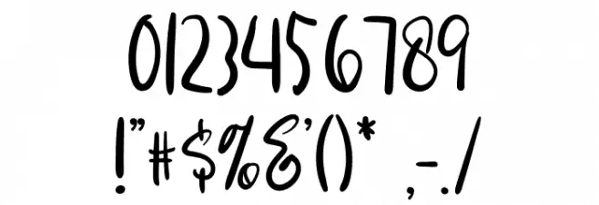 WelcomeChristmasRegular Font OTHER CHARS