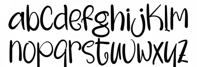 WelcomeChristmasRegular Fuentes MINÚSCULAS