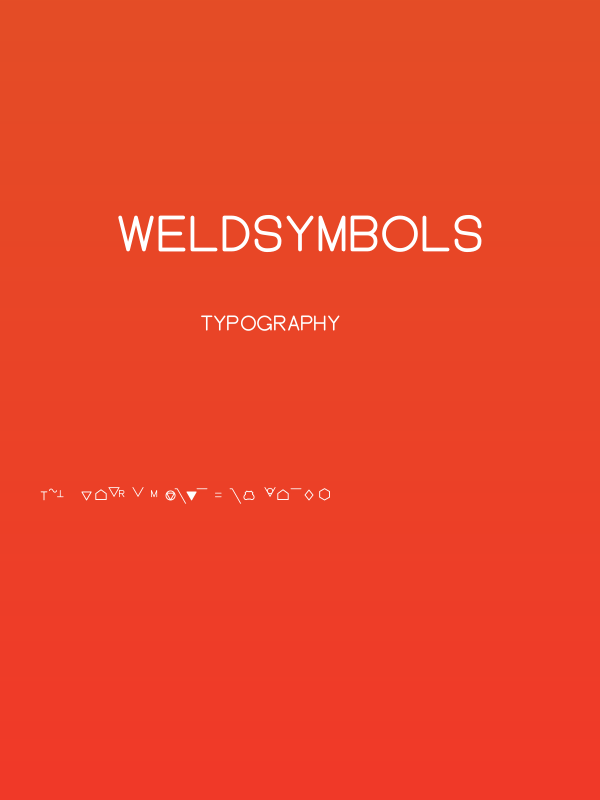 WeldSymbols Poster