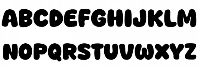 Welfresh フォント 大文字