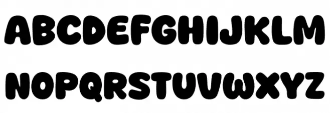 Welfresh フォント 小文字