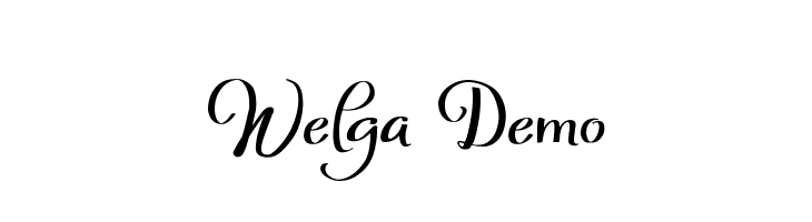 Welga Demo Font