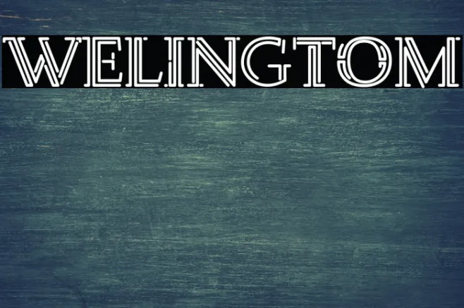Welingtom Example 1