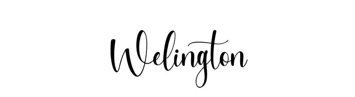 Welington  フリーフォントのダウンロード