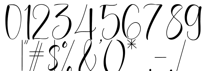 Welington Font OTHER CHARS
