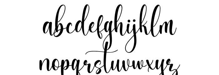 Welington Font LOWERCASE