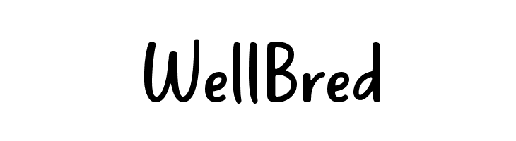 Well Bred Font